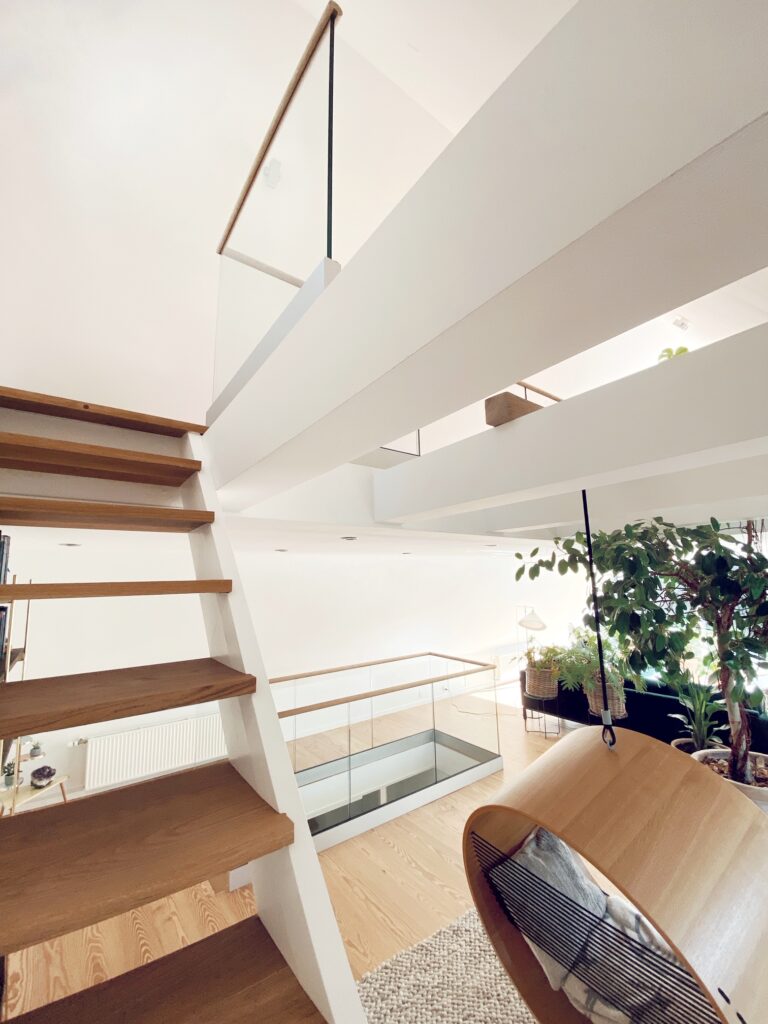 Räcke inomhus – idéer för trappor, loft och öppna planlösningar ...