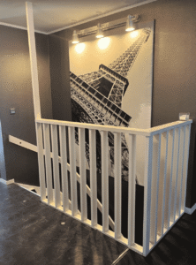 innan byte av glasräcke