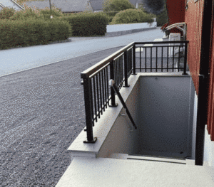 smidesräcke i aluminium