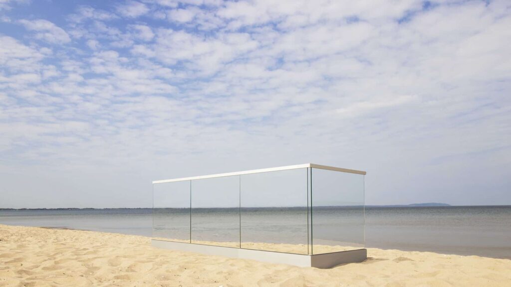 Stolpfritt glasräcke / Helglasräcke